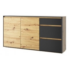 BOSCO комод 2d3s дуб artisan / чорний