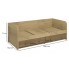 DENZEL ліжко 2s/90 дуб cremona / дуб lefkas