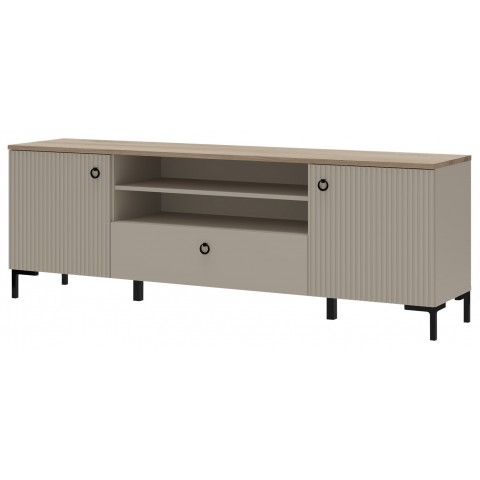 DOMINICA шафка ТВ 2d1s taupe / дуб silverjack DOMINICA шафка ТВ 2d1s taupe / дуб silverjack