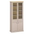 IDELLO вітрина 2d2w1s taupe / дуб kamienny