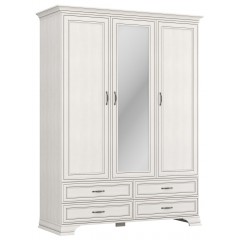 TIFFANY II шафа з дзеркалом 3d4s fineline крем